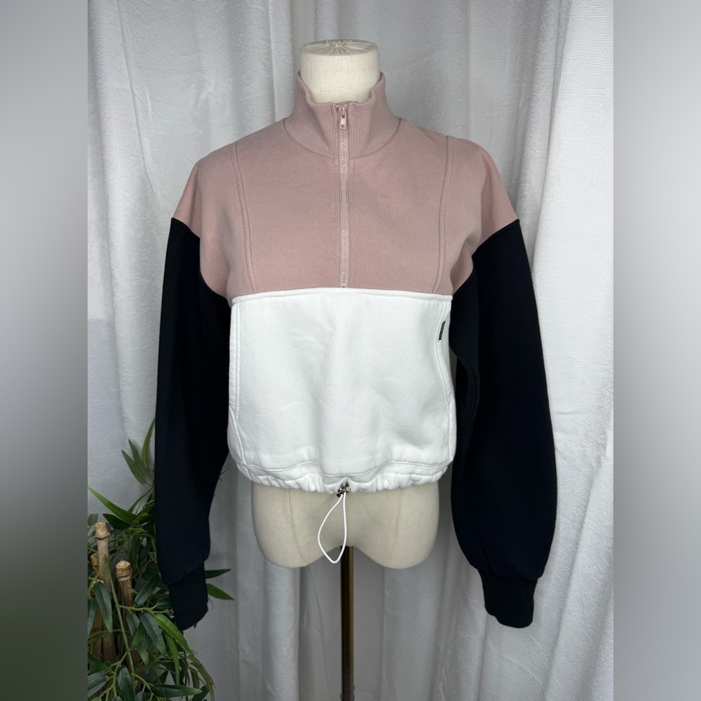 VICI Sport Cool Down Colorblock Half Zip Pullover Jacket Sz S